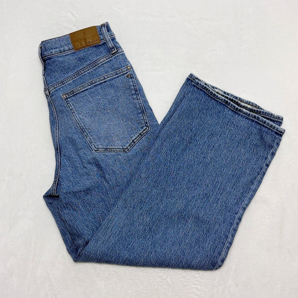 Madewell High Rise Wide Leg Denim Size 30 Clean Girl Minimalist Capsule Wardrobe